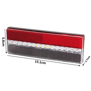 Nuovo Solare Rimorchio del camion Intelligente di induzione senza cablaggio Indicatore Laterale Indicatori di Direzione Luci del Faro Di Emergenza Lampeggiante della lampada