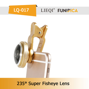 Smartphone universal con clip lente ojo de pez 235 degree para el <span class=keywords><strong>iphone</strong></span> <span class=keywords><strong>proyector</strong></span> LQ-017 OEM Accpeted - Product Image 1