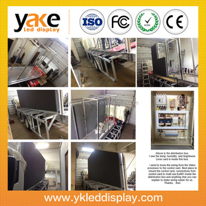 Remorque mobile haute luminosité et étanche, plate-forme d'affichage en menu à led, pour la <span class=keywords><strong>location</strong></span>, 2 pièces - Product Image 6