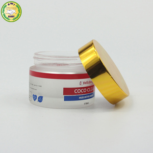 Cosmetici vaso di vetro 100ml cosmetici frosted opaca di lusso vaso crema di vetro 50ml <span class=keywords><strong>30</strong></span> <span class=keywords><strong>ml</strong></span> con stampa logo personalizzato - Product Image 2