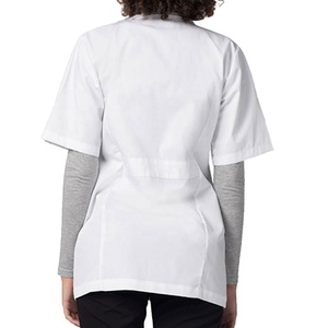 Cappotti da laboratorio a manica corta <span class=keywords><strong>in</strong></span> cotone 35% poliestere 65% da donna - Product Image 3