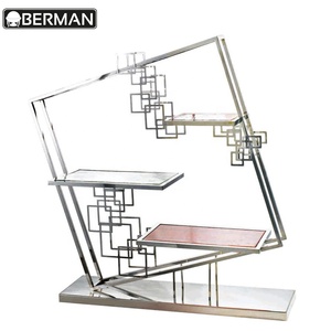 Thương Mại Mới Thiết Bị Nhà Bếp Chất Lượng Cao 3 <span class=keywords><strong>Tier</strong></span> Phục Vụ Thực Phẩm <span class=keywords><strong>Buffet</strong></span> Hiển Thị Bánh Đứng Cho Tiệc Cưới - Product Image 3