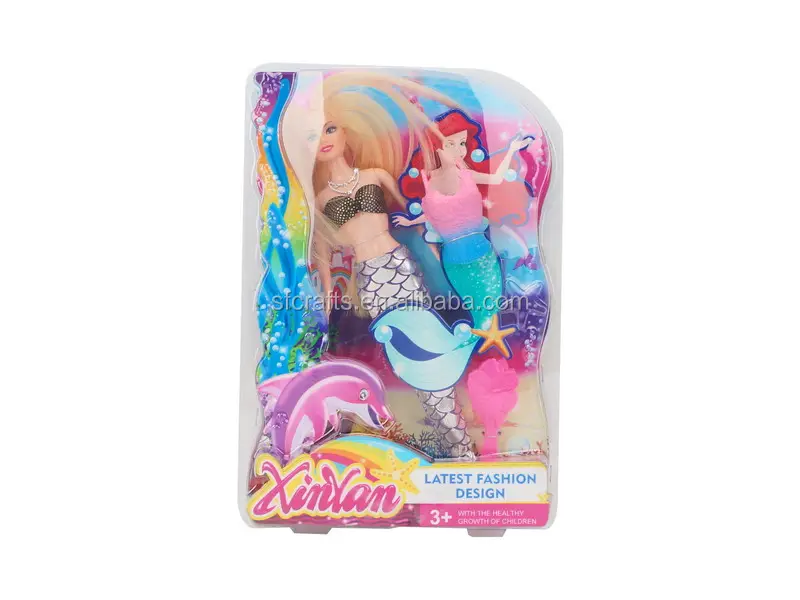 Meerjungfrau Puppe Spielzeug Set Für Babys 2017, Lastest Winx Puppe Spielzeug Set, mode mädchen puppe spielzeug set