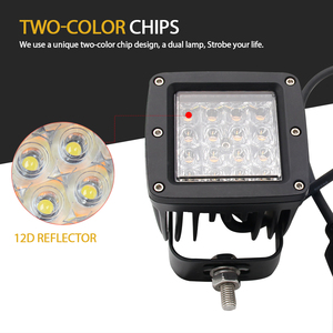 Barato blanco amarillo 4 Fila 12 V 4x4 LED Light bar ATV off road intermitente 5000 lumen STROBE luz del trabajo del LED - Product Image 5