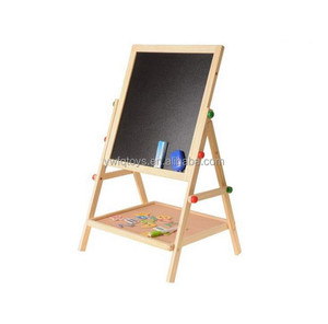 FQ Brand Writing Montessori Board Wood <strong>Drawing</strong> Stand Collapsible Easel Black <strong>Chalk</strong> Board <strong>for</strong> Kids