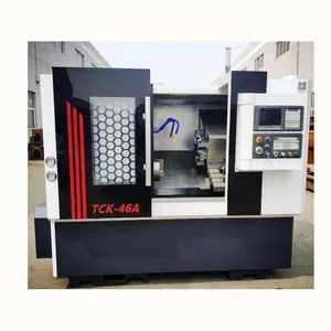 TCK46A 경사 침대 tailstock cnc 선반 기계