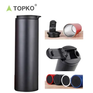 TOPKO 500 ml doppel wand edelstahl tumbler vakuum kaffee thermos tasse becher