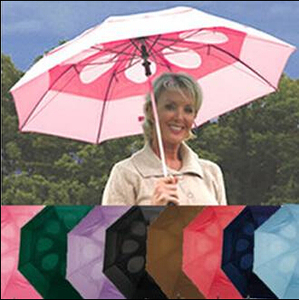 a prueba de viento <span class=keywords><strong>auto</strong></span> colores 2 regalo paraguas plegable doble con dosel con agujeros - Product Image 5