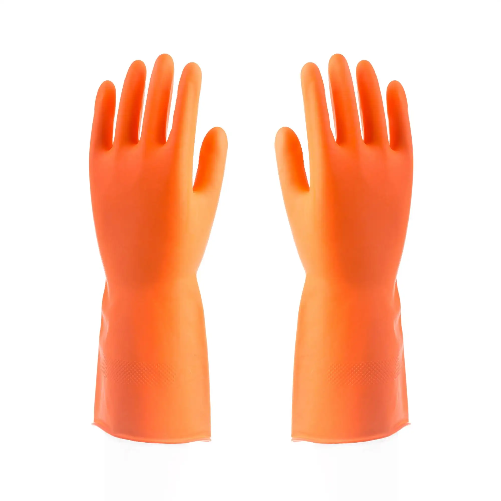 Цветные латексные водонепроницаемые перчатки с длинным рукавом для кухни
