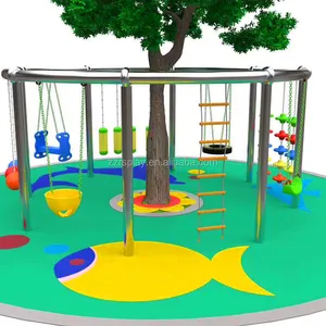 Structure d'escalade en plein air pour enfants, jeu de sport, balançoire pour terrain de jeux scolaires,