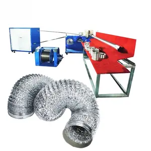 Machine pour fabrication de conduits d'air, tube en aluminium, flexible, ventilation automatique, HVAC