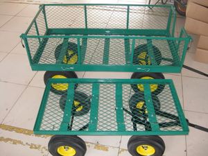उद्यान खेत काम गाड़ी हाथ हाइड्रोलिक ट्राली - Product Image 6