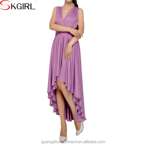 Abiti da <span class=keywords><strong>Damigella</strong></span> Convertibili a Vita Alta-Bassa con Motivo Infinity Personalizzati per <span class=keywords><strong>Matrimonio</strong></span> 2025 - Product Image 3