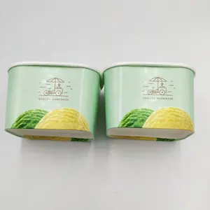 角型アイスクリームカップ360ml無料サンプル最安値紙
