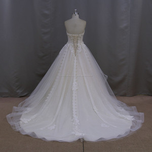 XF1016 alta calidad <span class=keywords><strong>ver</strong></span> sexy bra vestido de partido rebordeado amor de la sirena vestido de novia de Italia - Product Image 5