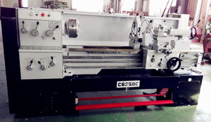 Fabricación profesional cama brecha manual torno máquina precio - Product Image 3