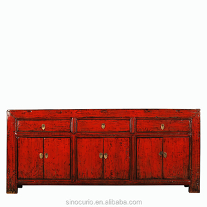 การทำสำเนาโบราณรีไซเคิลไม้จีน Sideboard