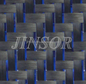 Tissu en fibre de carbone à paillettes bleues réfléchissantes - Product Image 6