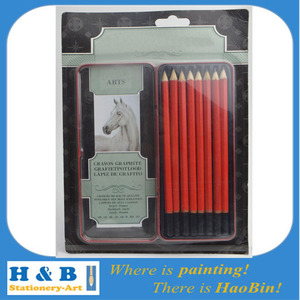 caja <span class=keywords><strong>de</strong></span> la lata <span class=keywords><strong>de</strong></span> grafito lápiz <span class=keywords><strong>de</strong></span> dibujo - Product Image 1