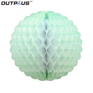 12 inch 30 cm white pendant color tissue paper honeycomb ball - Product Image 5