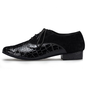 Gamuza + PU (patrón de piedra) L145 hombres estándar nacional zapatos de baile zapatos de los hombres zapatos de baile latino - Product Image 2