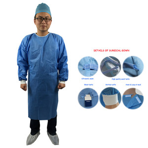 Fournitures médicales, vêtements jetables, blouse chirurgicale non tissée SMS - Product Image 5