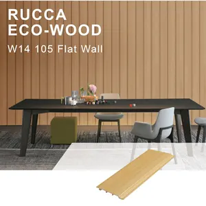 Rucca WPC/PVC 나무 플라스틱 복합 인테리어 장식 벽면 120*10mm