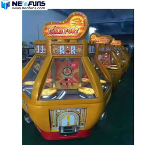 Fortino in Metallo Dorato di Alta Qualità per Giochi Arcade con Gettoniera, Eccellente Giocattolo a Spinta - Product Image 3