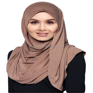 Jersey Coton Prêt à Porter Instant <span class=keywords><strong>Hijab</strong></span> Écharpe - Product Image 1