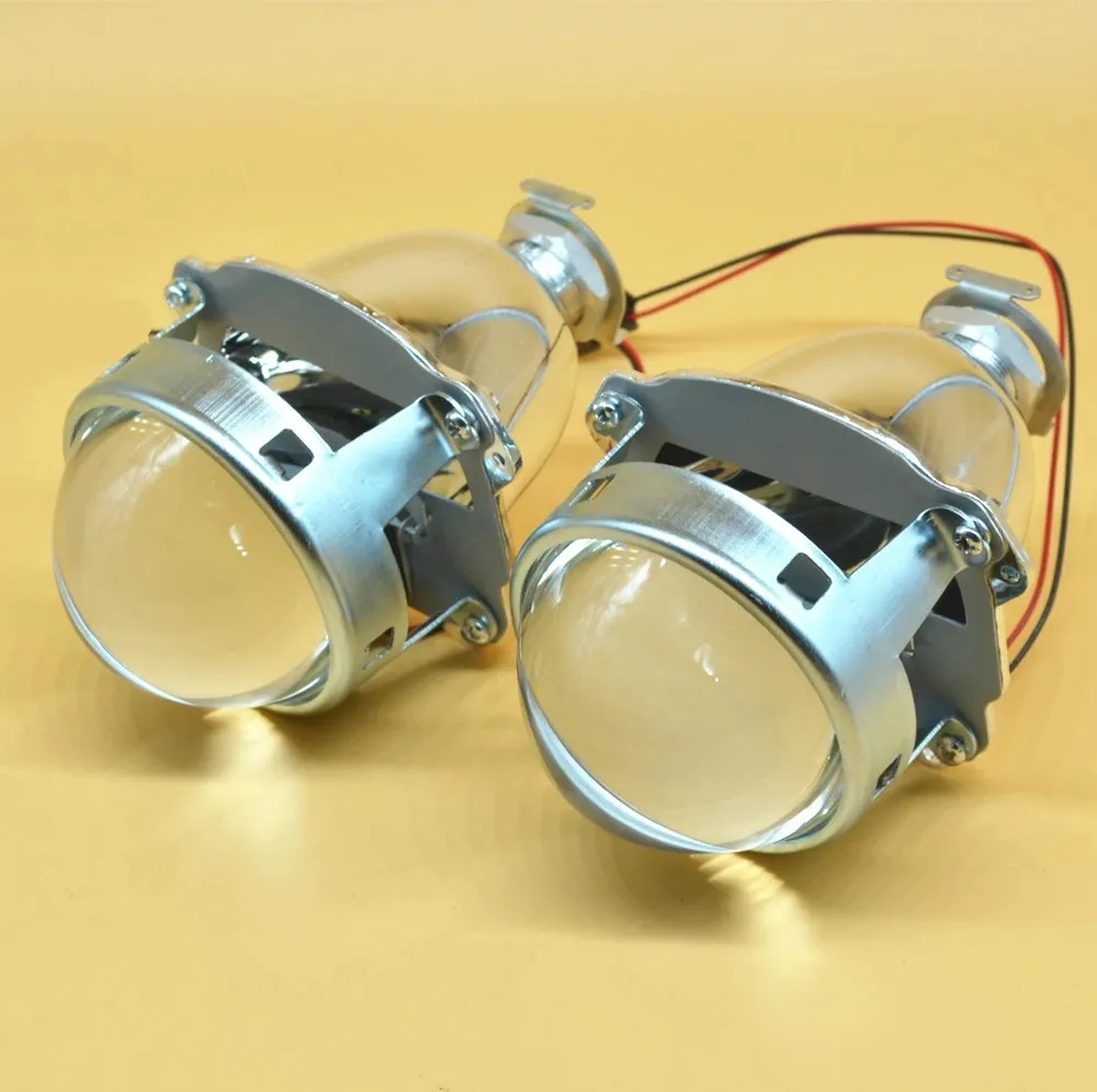 Tự động hệ thống chiếu sáng 3 inch Bi-xenon ống kính máy chiếu HID ống kính máy chiếu sử dụng H1 Xenon bóng đèn Hight ánh sáng thấp tự làm retrofitting