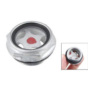 1 "बसपा पुरुष पिरोया उच्च तापमान धातु हवा कंप्रेसर तेल स्तर दृष्टि गेज प्लग - Product Image 2