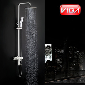 Colonna doccia con rubinetto da bagno in ottone bianco fornito dal produttore con <span class=keywords><strong>soffione</strong></span> doccia <span class=keywords><strong>per</strong></span> doccia - Product Image 2