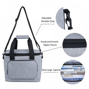 <span class=keywords><strong>Sac</strong></span> isotherme imperméable pour le déjeuner, avec bandoulière, pour le travail, les pique-niques, le camping, les voyages - Product Image 3