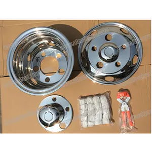 Cubierta de rueda cromada, 16 pulgadas, 5 agujeros, PCD207mm, para HINO ISUZU FUSO NISSAN UD Truck