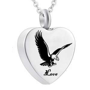 Boîte de cendres d'animaux de compagnie pendentif collier commémorant chats et chiens cendres humaines souvenir femmes et hommes bijoux cadeaux - Product Image 1