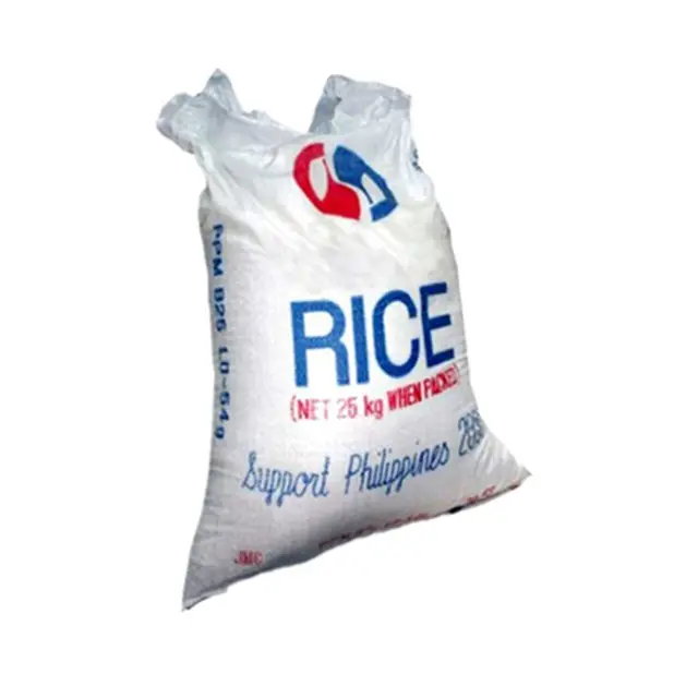 Tote bag blanc en polypropylène tissé de 50 kg, nouveau sac de transport pour grains du botswana, sac à farine