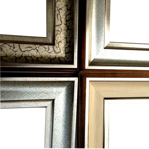 J07034 Series <strong>Gallery</strong> Brass Picture <strong>Frames</strong> with Black Mats Polystyrene Picture <strong>Frame</strong> Moulding Custom OEM ODM Manufacturer - Product Image 4