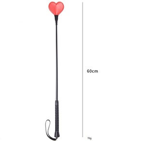 Látigo Sexual con Azotea en Forma de Corazón, Azotea con Azote de Cuero para Azotes, Conjuntos Ecuestres - Product Image 2