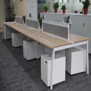 <span class=keywords><strong>Mobili</strong></span> modulari <span class=keywords><strong>dimensioni</strong></span> personalizzate piedistallo per workstation da <span class=keywords><strong>ufficio</strong></span> per scrivania da 6 persone