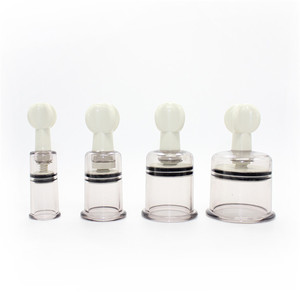 4PCS Set Fetisch Vakuum Nippel Saugen Schröpfen Bondage Sucker Enhancer Stimulator Vergrößerung - Product Image 4