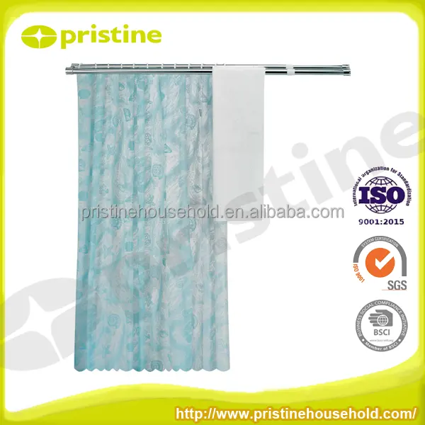 Metal poste de la cortina decorativa cortina de ducha cromo