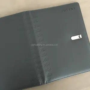 A4 Hardcover Folders Leather Portfolio Folders With Clasp
