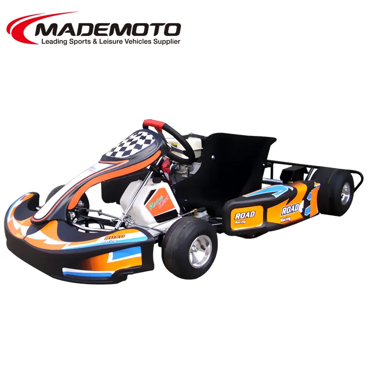 168F,200CC,4STROKE,6.5HP go kart 1 seater racing go karts a wild selectin of colours