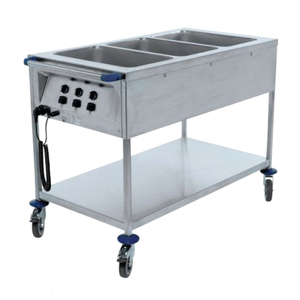 ตู้อุ่นอาหารสแตนเลสแบบใช้แก๊สพร้อมล้อ - Product Image 2