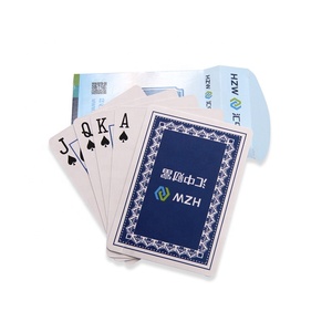 WJPC-de plástico transparente de oro Poker jugando a las cartas de impresión personalizada Jumbo tarjetas <span class=keywords><strong>Deck</strong></span> cubierta - Product Image 2