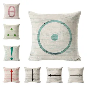 Formule matematici simboli stampa cuscini divertenti decorazioni per la casa fodera per cuscino per divano 18X18 pollici