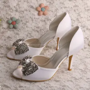 Wedopus Bal Mariée Chaussures Blanc