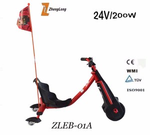 Scooter électrique à 3 roues, mini trike électrique, tricycle électrique pour enfants, vélo à dérive clignotant 200W - Product Image 5