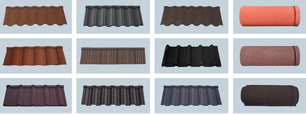 Color steel stone coated roofing tile making machine metal tile machine in China