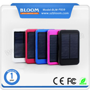 Blm-pb59 5000 mah 2015 <span class=keywords><strong>nuevo</strong></span> diseño capacidad real cargador solar del teléfono <span class=keywords><strong>celular</strong></span> cargador solar - Product Image 1